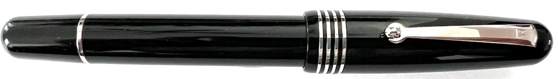 Modelo M54 - Molteni Modelo 54 Jet Black Rhodium Fountain Pen Jowo Steel or 14K nib